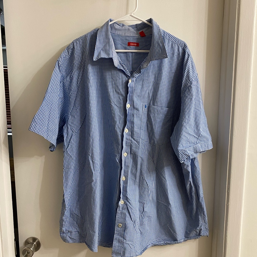 *IZOD short sleeve button-down 3x